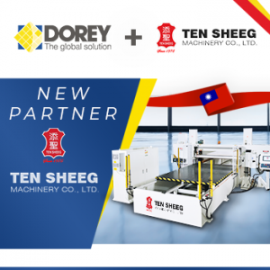 DOREY, TEN SHEEG, splitting, splitting machines, foam, flexible materials